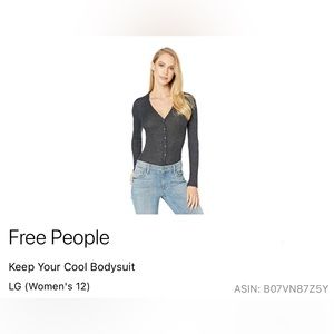 Free People Long Sleeve bodysuit